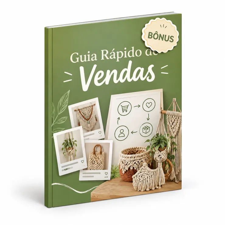 Mockup 3D do bônus Guia Rápido de Vendas